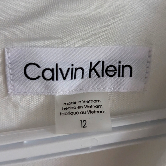 Calvin Klein Size 12 Dress White - Picture 3 of 3
